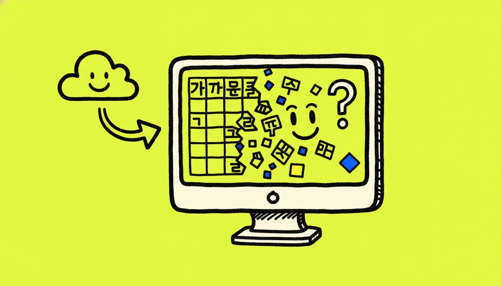 한글 PDF 변환 표 깨지는 오류, 왜 생기고 어떻게 고치나?