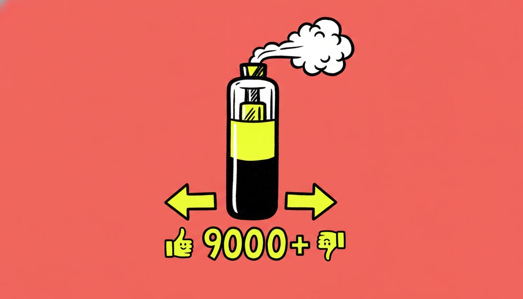 누베제로 무니코틴 일회용: 9000회 표방 기기의 선택 기준